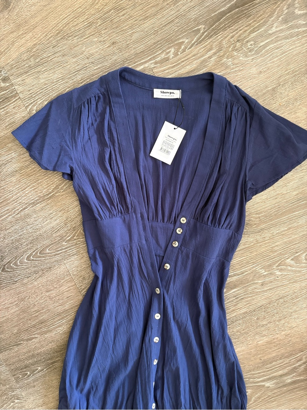 Showpo Women's Blue Maxi Dress with Tags